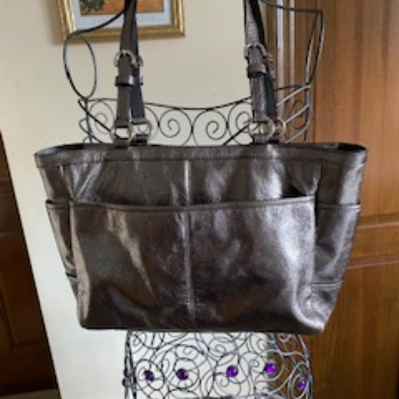 Coach Metallic Handbag - Picture 2 of 8